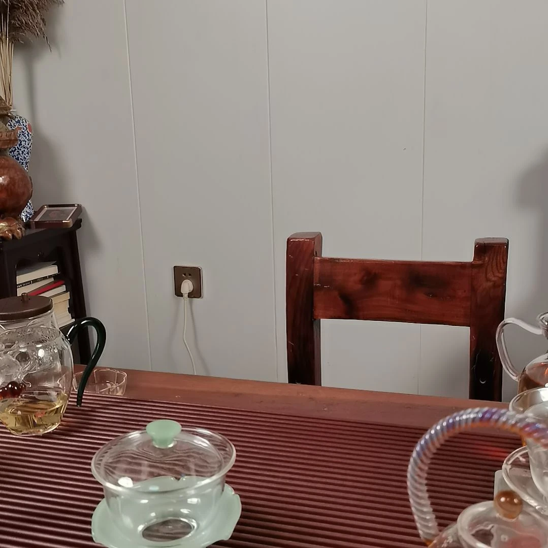 高硼硅玻璃手柄款玉色盖碗