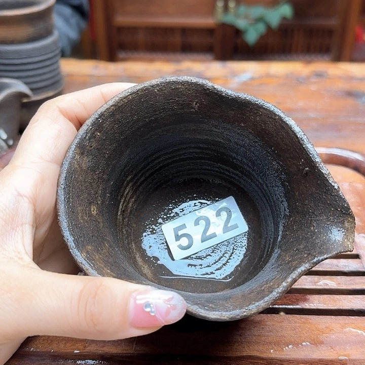 纯手工制作粗陶茶具