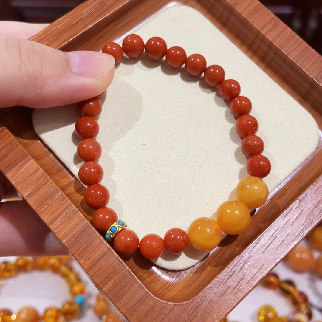 蜜蜡未镶嵌手链手串