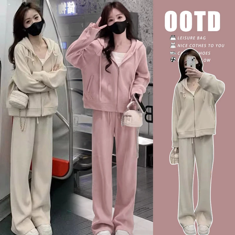 大量初秋小个子入秋穿搭一整套高级感2024新款减龄时尚套装