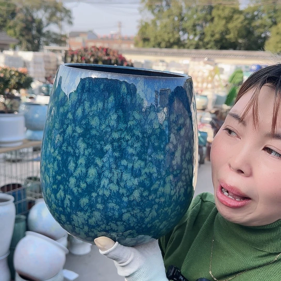 王嫂花盆1124-121高26口20