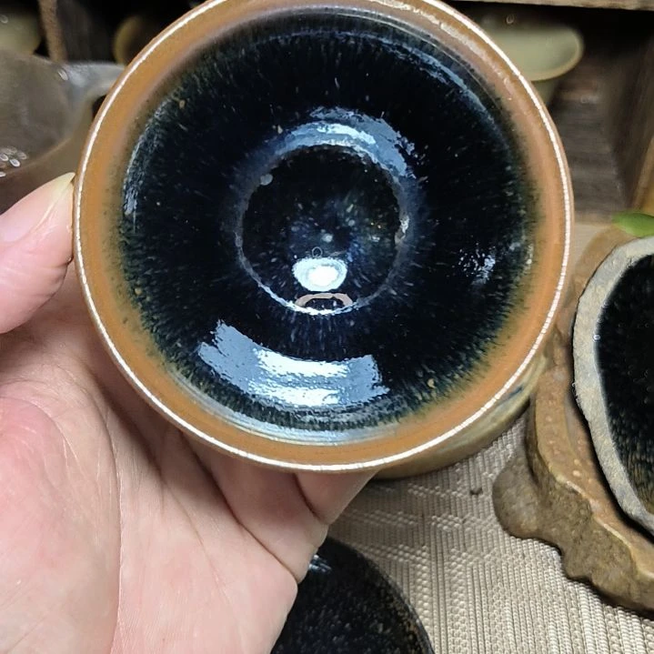 茶盏建窑建盏龙窑柴烧
