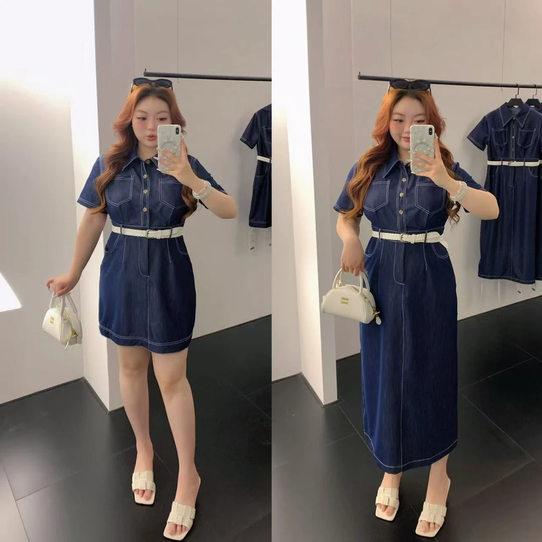 慧芝huizhi DS109高雅御姐 定制款 有腰带正肩收腰显瘦气质连衣裙