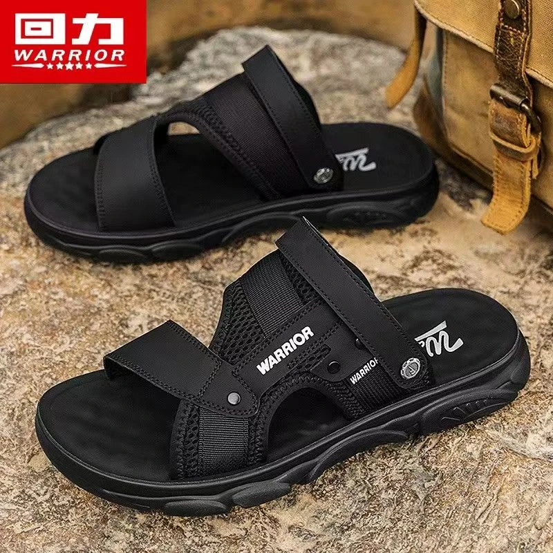 回力防滑凉鞋男士夏季溯溪鞋潮流拖鞋外穿开车两用新款沙滩爸爸鞋
