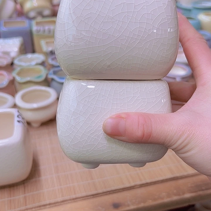 红陶陶瓷花盆当场满12包邮