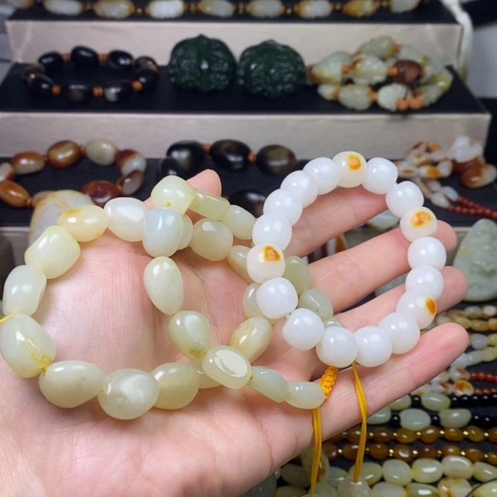 小***学手链未镶嵌和田玉