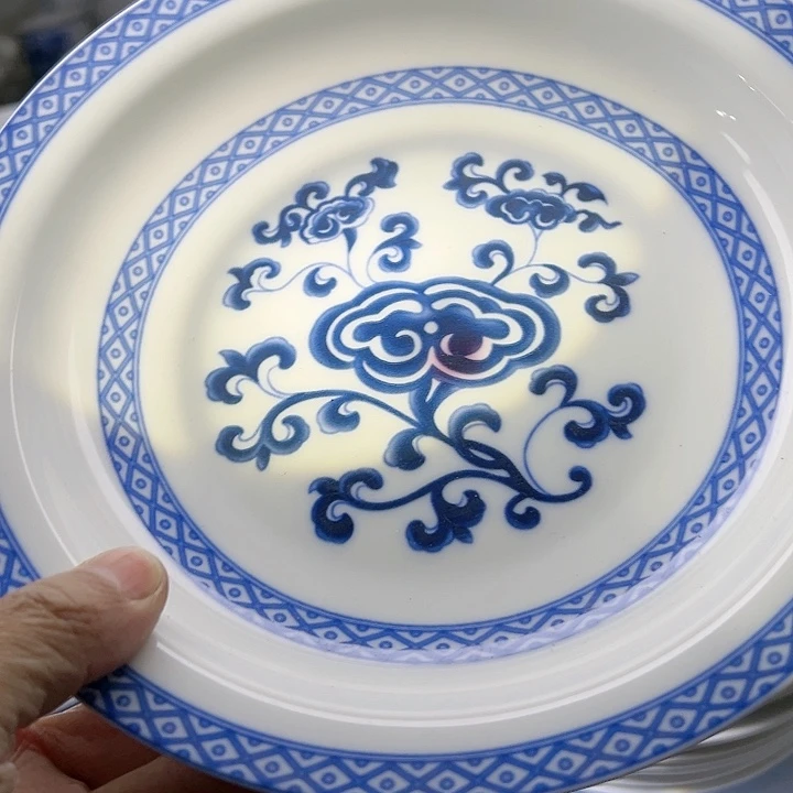 壶电****长八寸红叶窝盘两个陶瓷