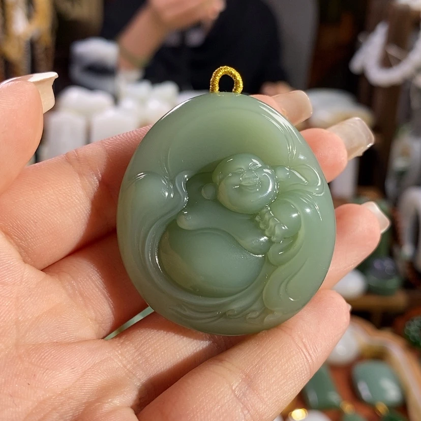 【闪购商品】吊坠(赠链)未镶嵌和田玉