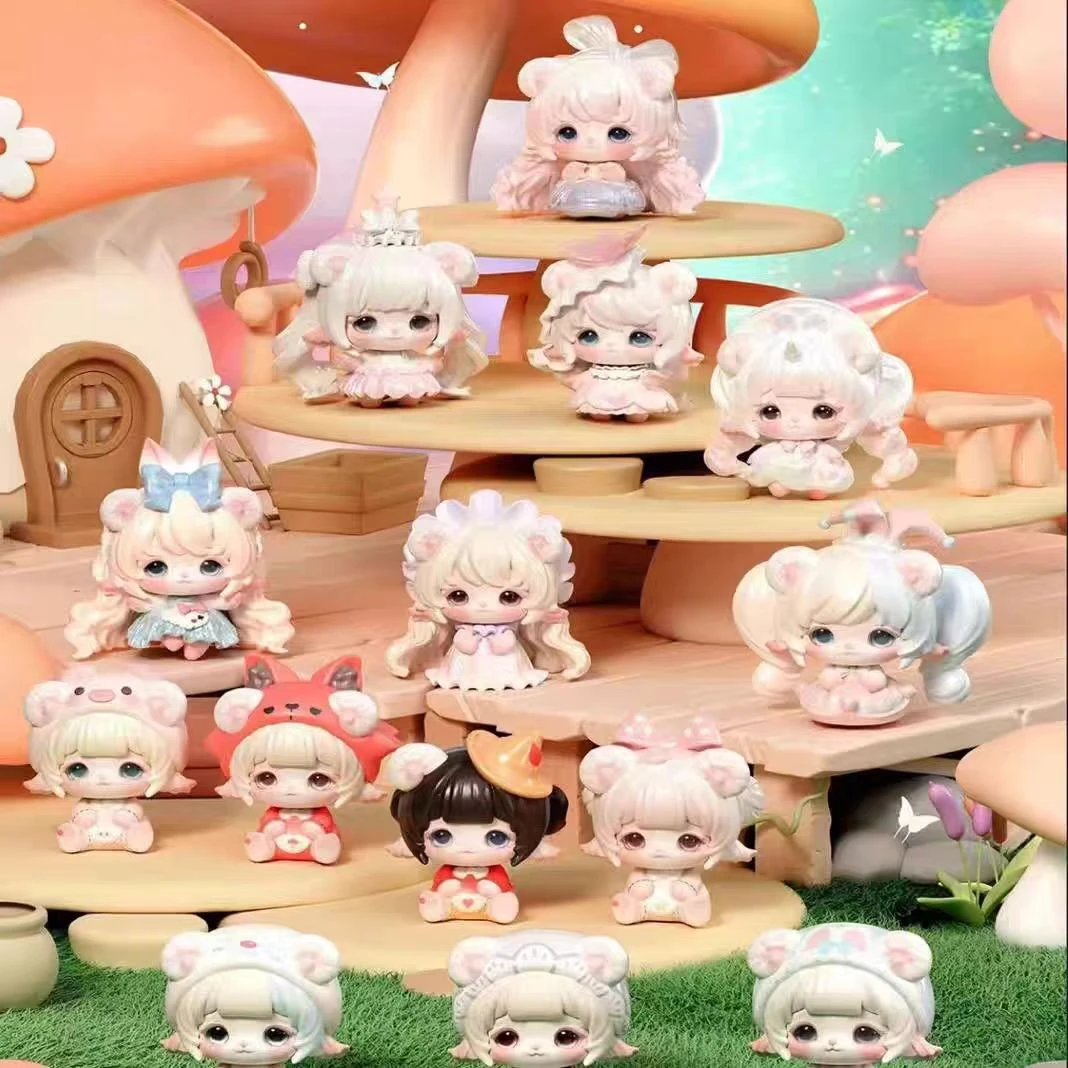 【开盒 默认拆盒 踩尾巴】潮玩盲盒大娃周边手办搪胶