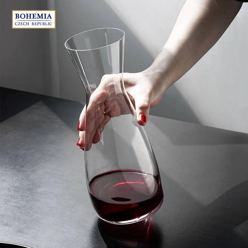 BOHEMIA捷克进口水晶玻璃红酒醒酒器葡萄酒分酒器进口快速醒酒壶