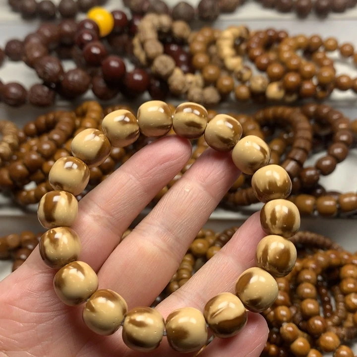 手串紫金鼠12*11mm半山半水老型半实心单圈手串