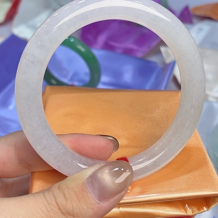 翡翠未镶嵌手镯55.2圈口