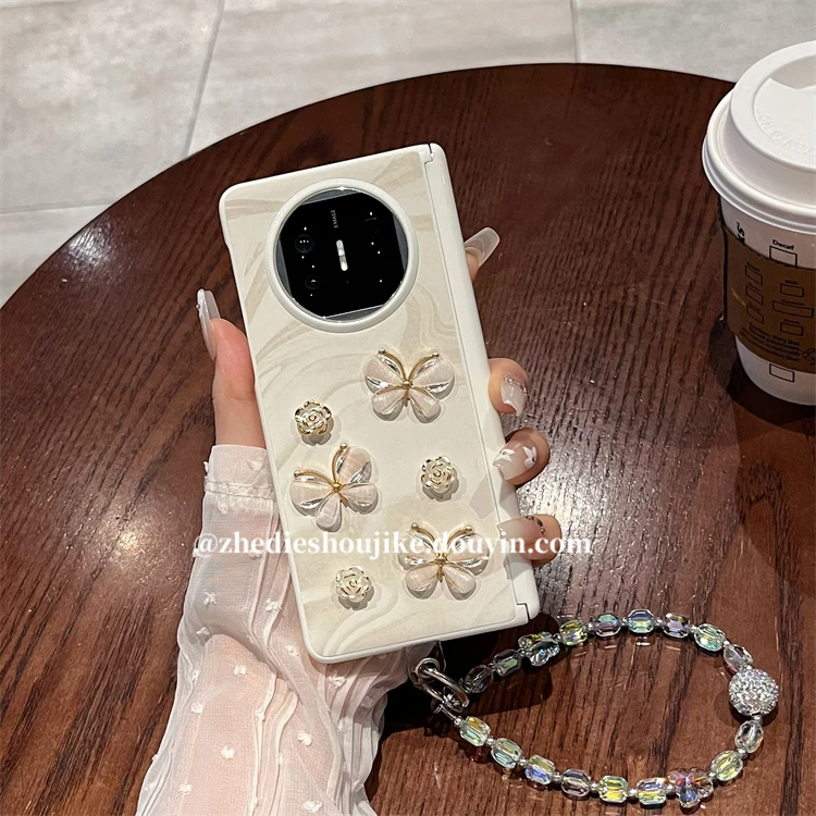 适用华为matex6折叠屏典藏版手机壳matex5高级感蝴蝶全包磁吸中轴