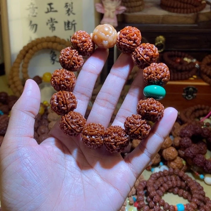 吊坠金刚菩提196玉化貔貅绿扣