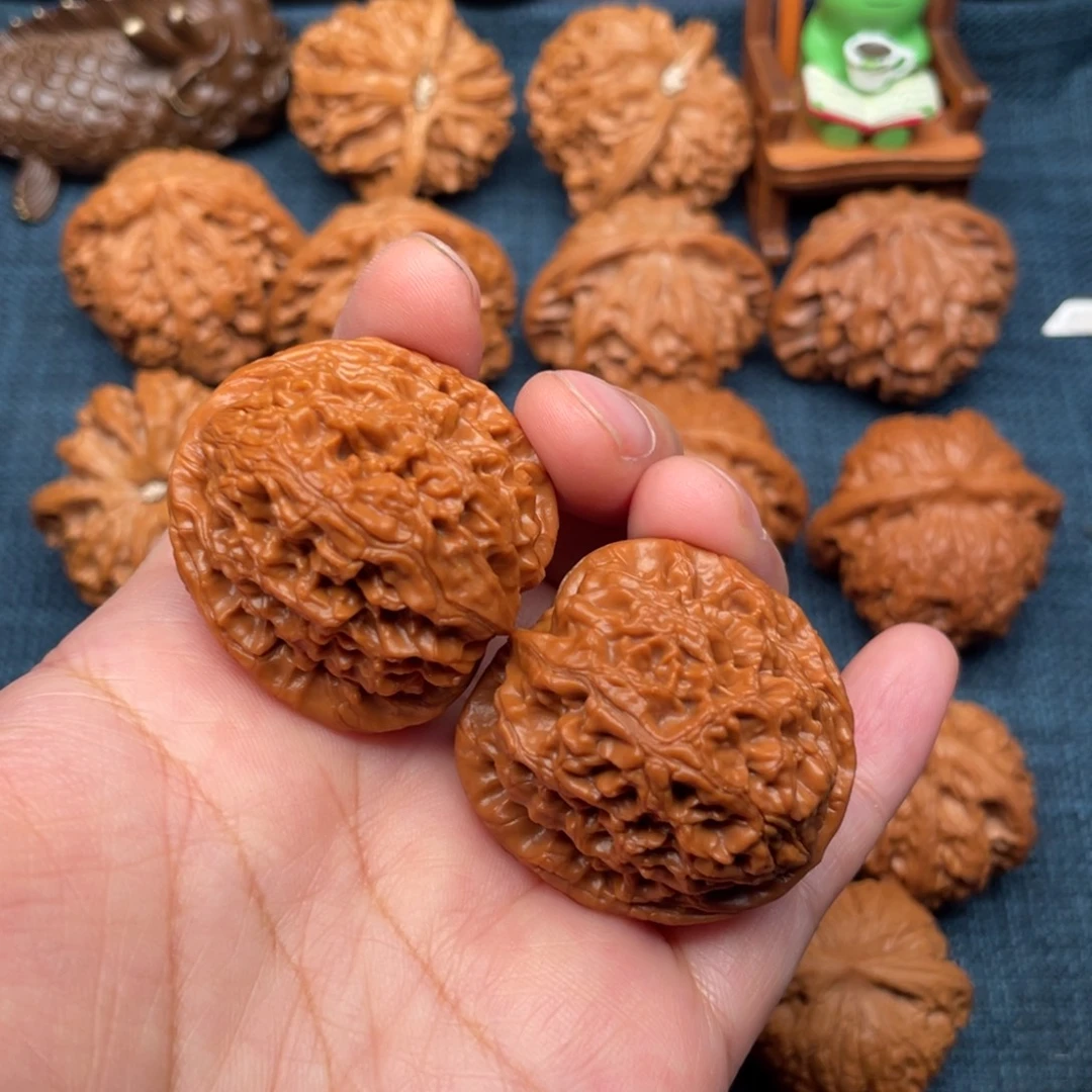 把件文玩核桃37水龙纹