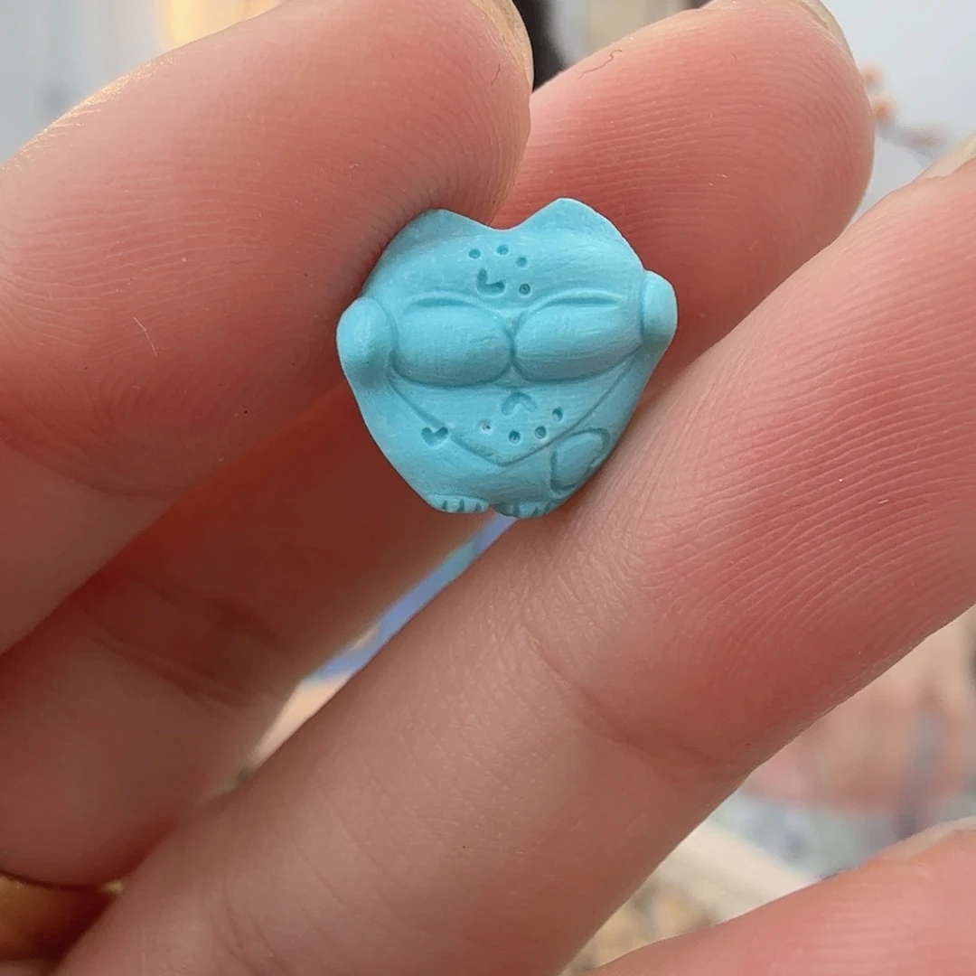 绿松石未镶嵌珠宝半成品