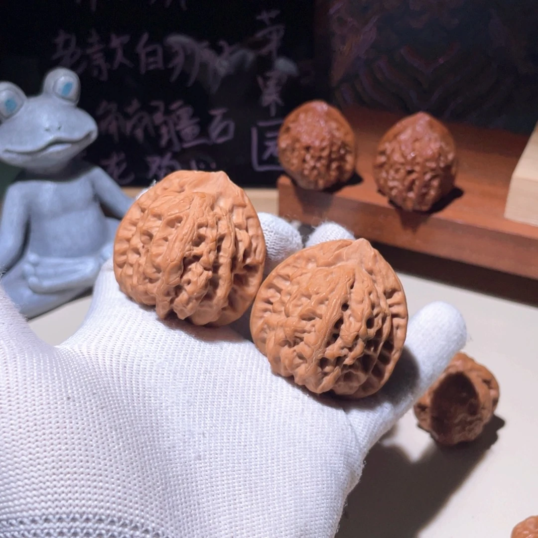 把件文玩核桃佛肚8099，434243