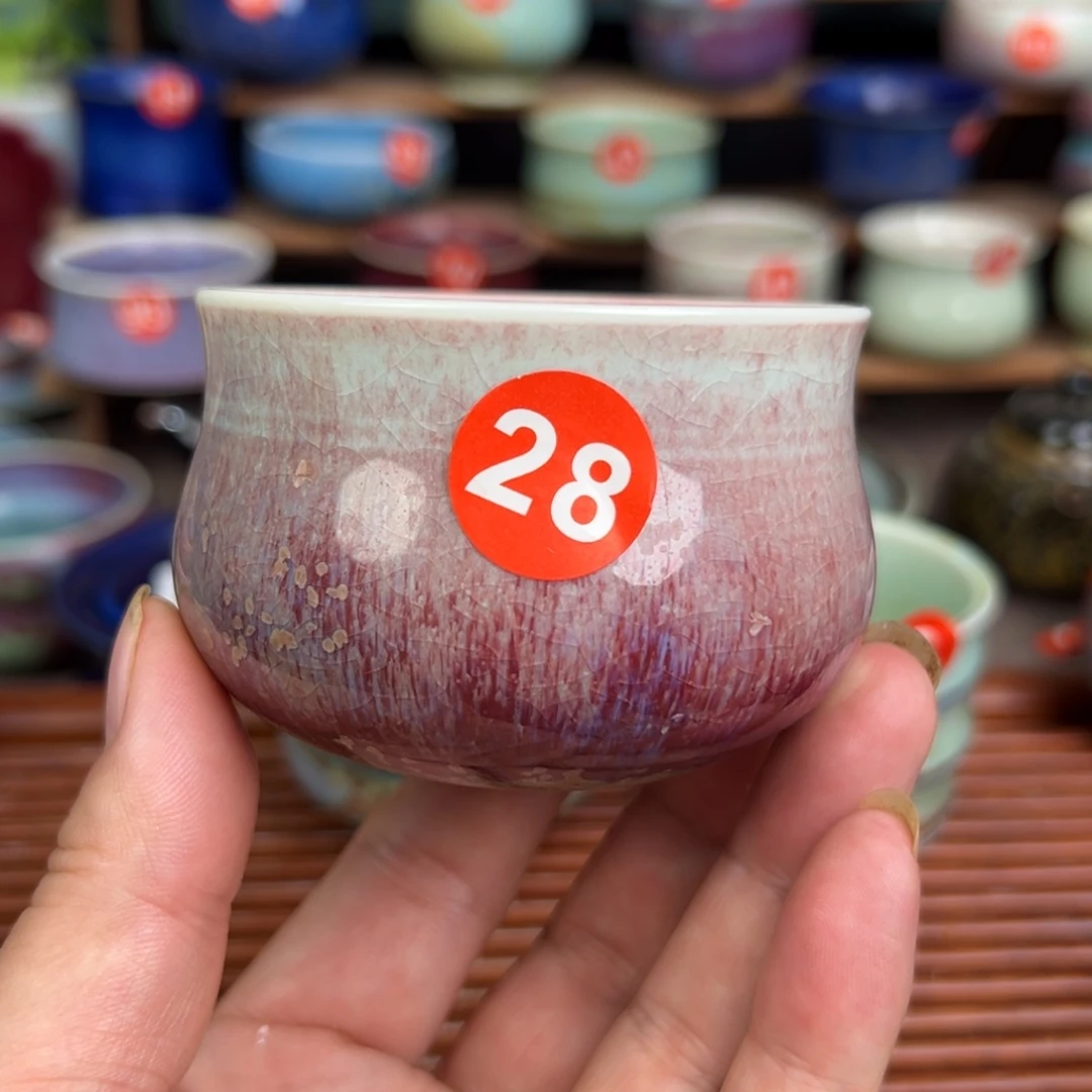 手工制作钧窑茶器