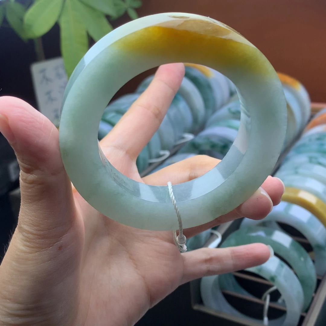 未镶嵌定制手镯定制翡翠定制52-60