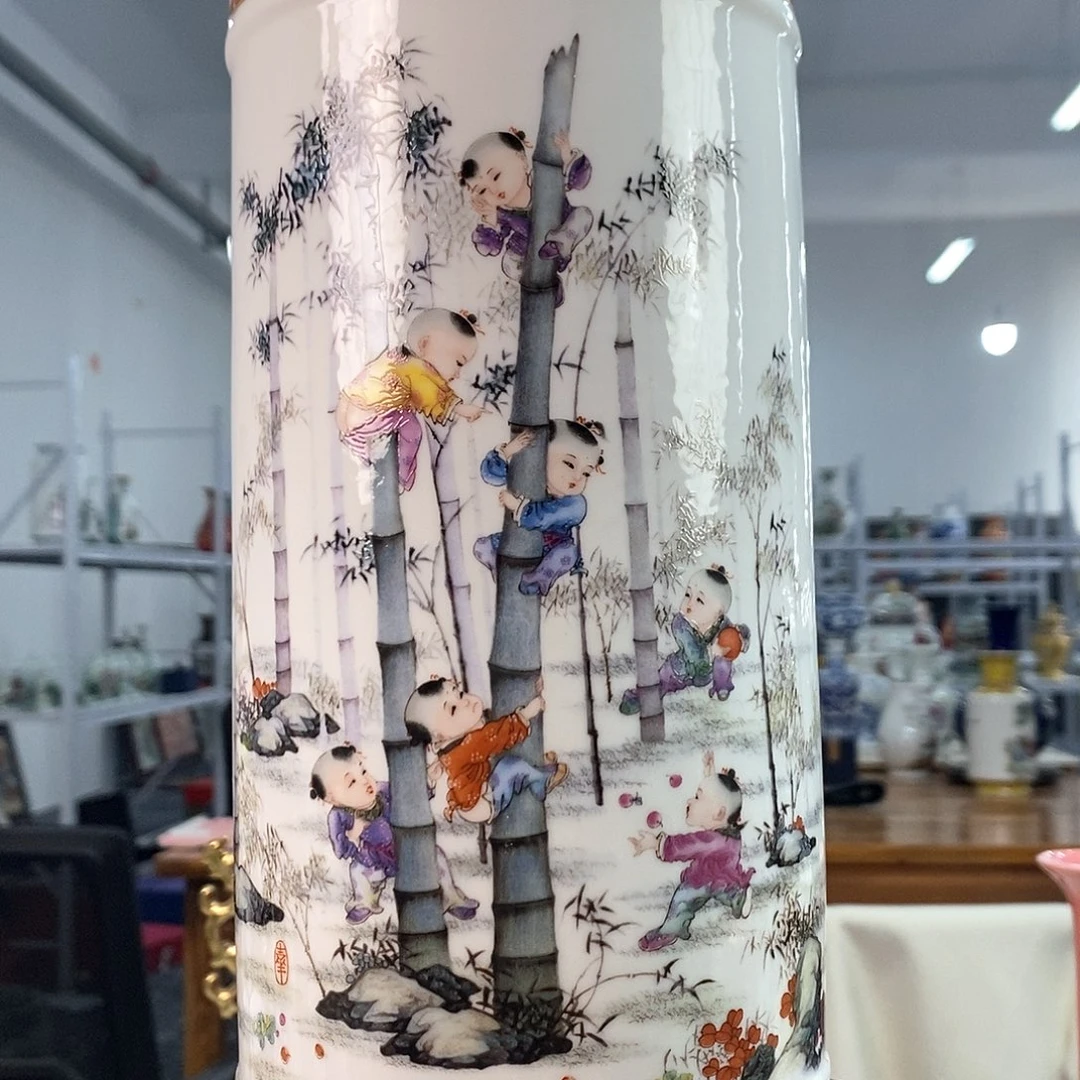 摆件景德镇陶瓷花瓶摆件