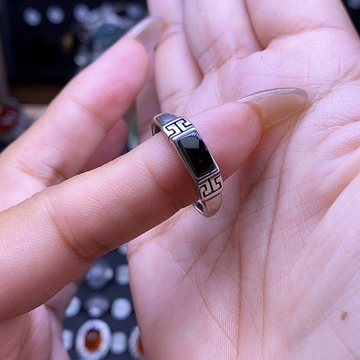 ゛***ッ岫玉银S925镶嵌戒指