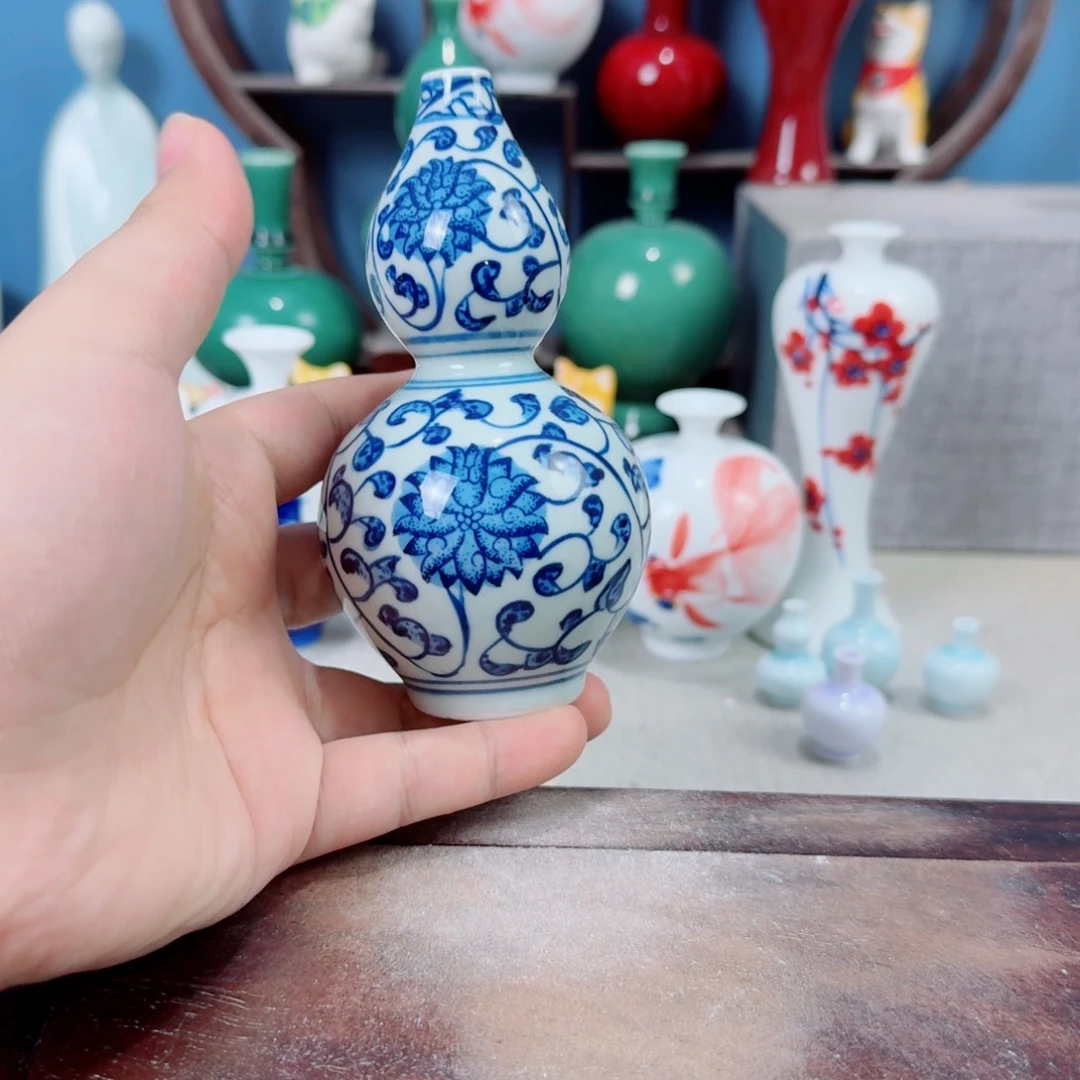 陶瓷手工小花器摆件