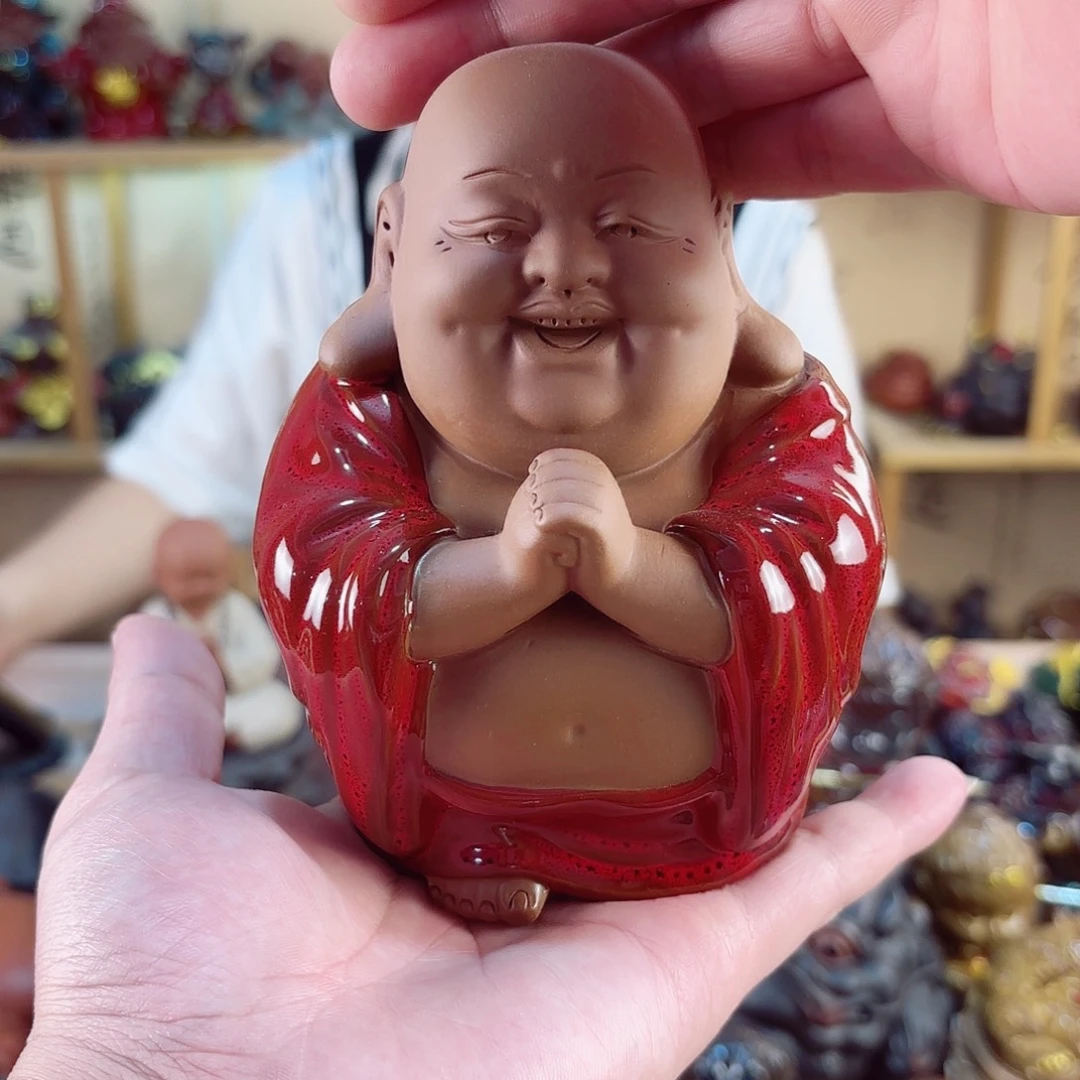 紫砂茶宠紫陶树脂茶宠摆件