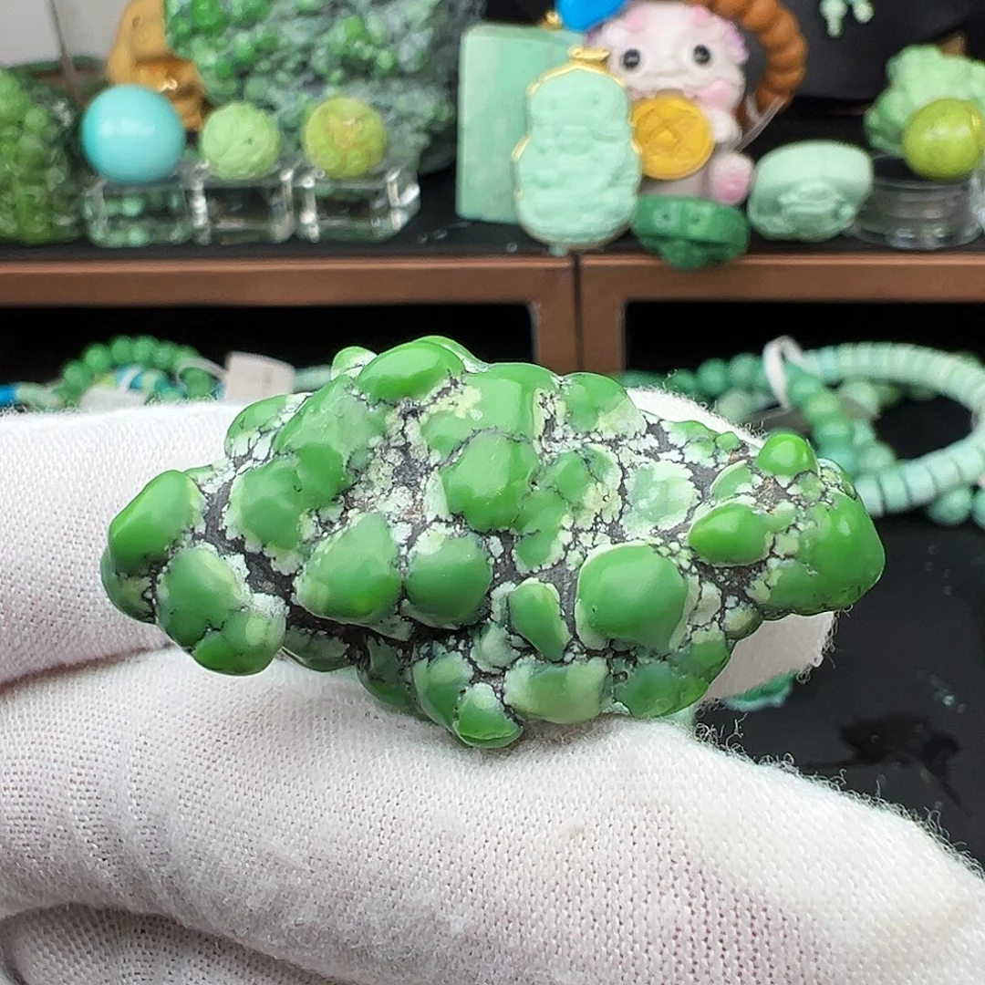 绿松石未镶嵌绿松石主播璐璐