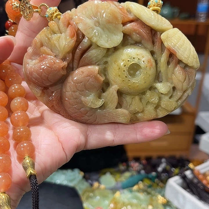 未镶嵌岫玉毛衣链