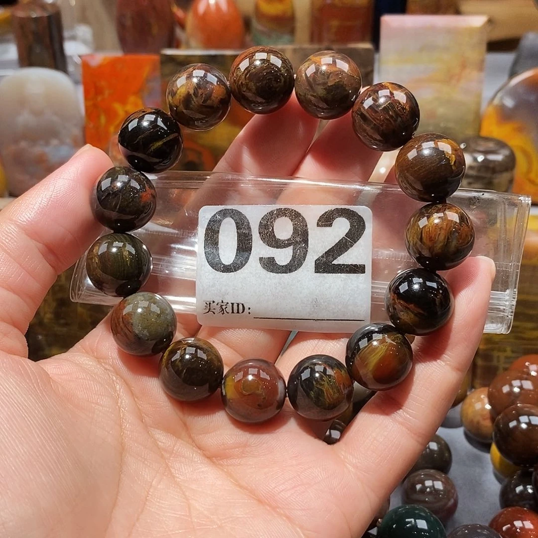 硅化玉天然北票硅化玉手串未镶嵌