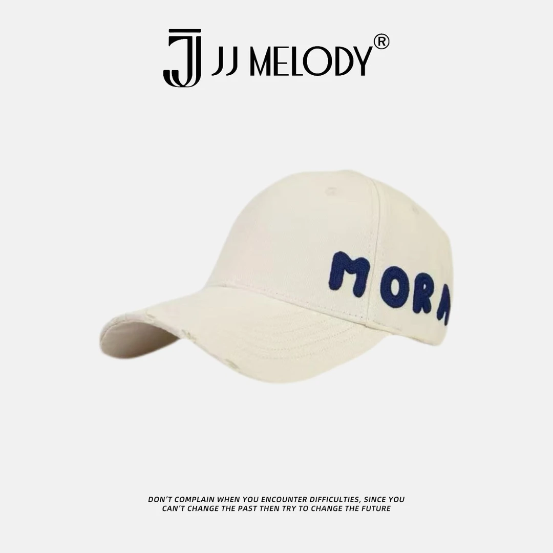 JJ Melody //字母MORA破洞百搭棒球帽b  H54130