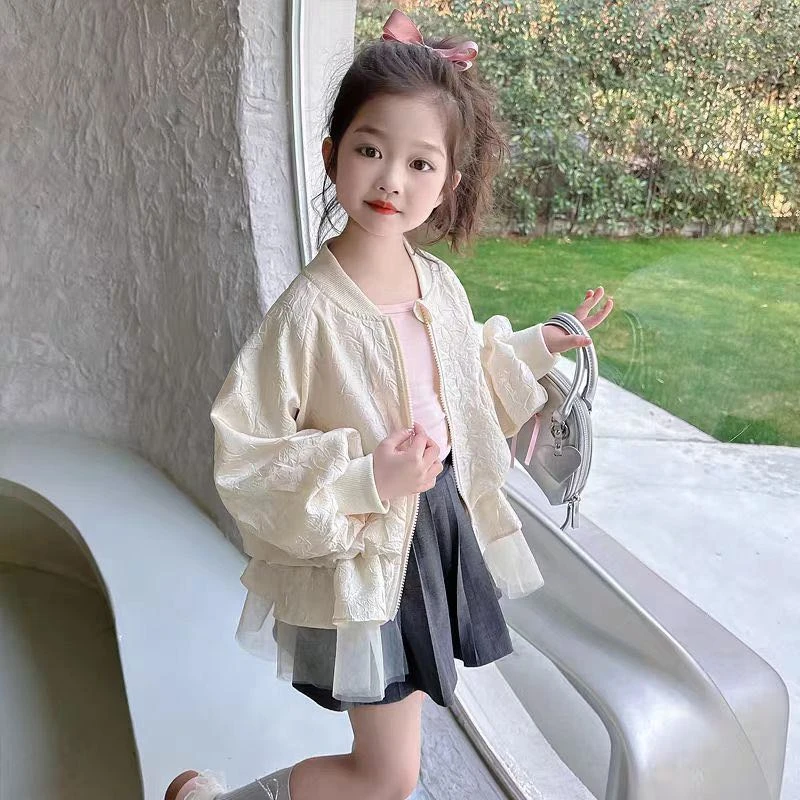 【新疆包邮】春季新款兔耳朵网纱公主外套L104