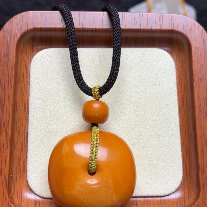 蜜蜡未镶嵌颈饰项链