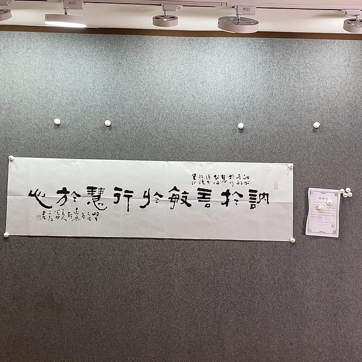 书法书法作品多次参加