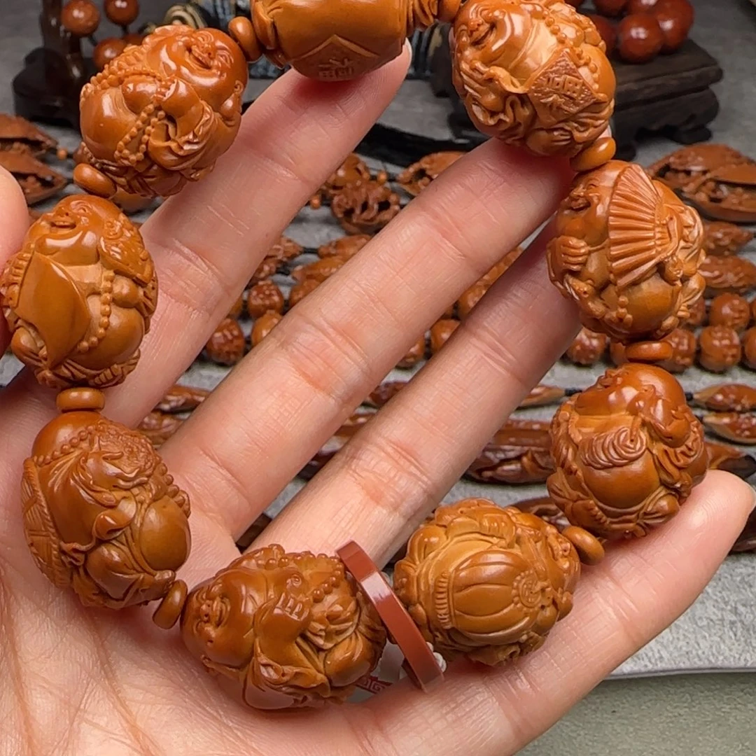 手串/手链橄榄核2.1尺寸八宝弥勒手串