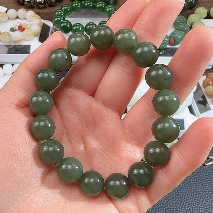 和田玉手串未镶嵌