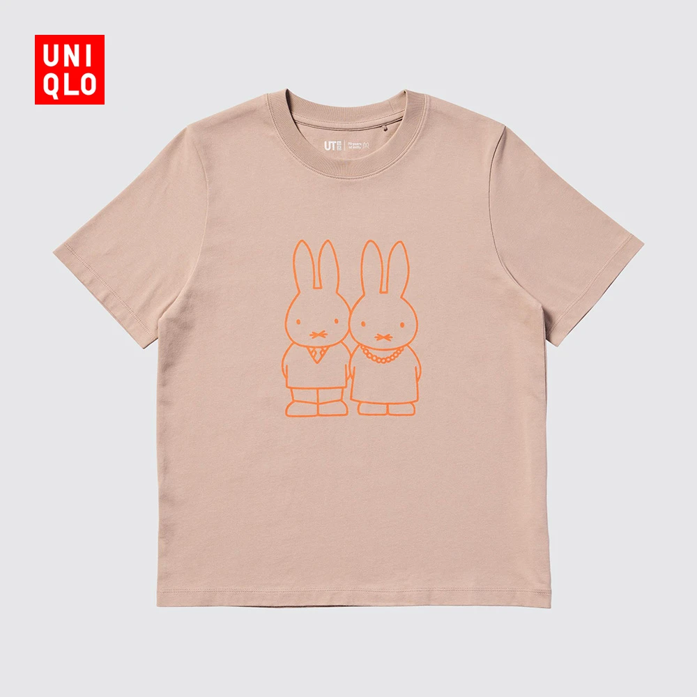 优衣库女装UT miffy印花短袖T恤米菲478978