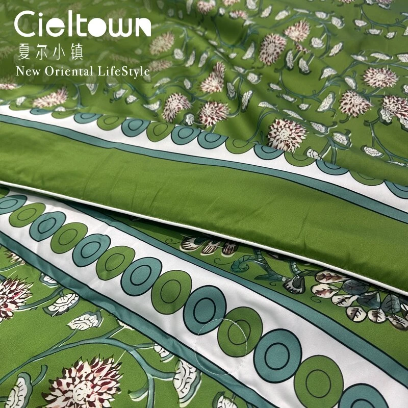 Cieltown/夏尔小镇青蔓/莲漪桑蚕丝夏被莱赛尔可水洗夏凉被