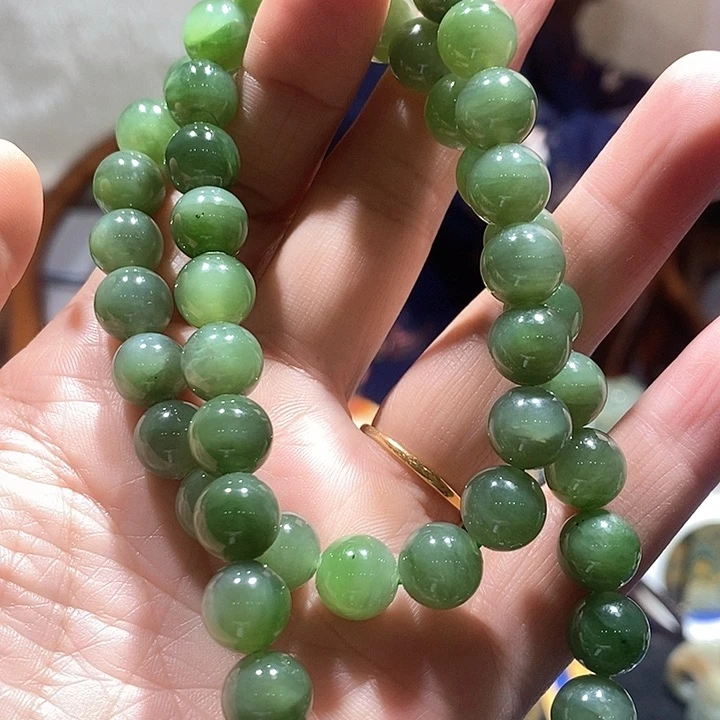 和田玉颈饰合金精美