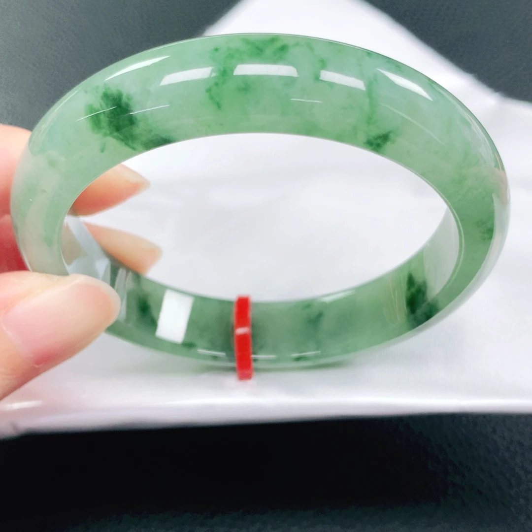 未镶嵌手镯翡翠54圈