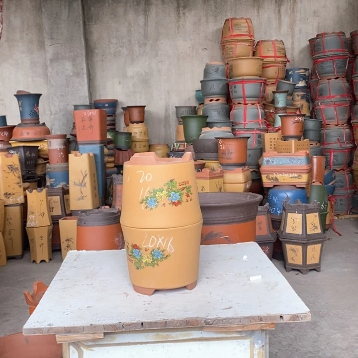 紫砂花盆紫砂花盆