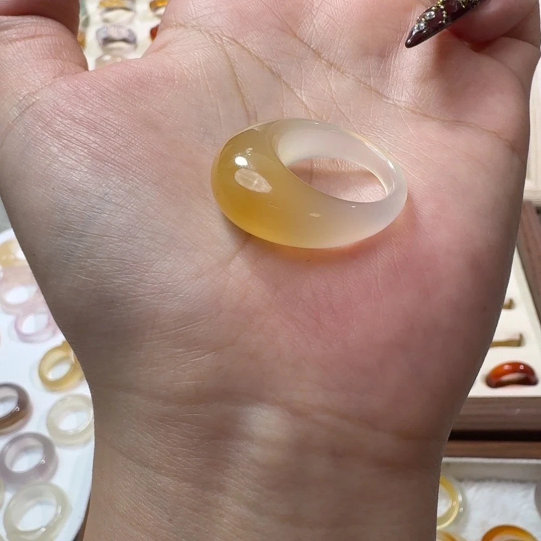 未镶嵌戒指玛瑙/玉髓690港16.5