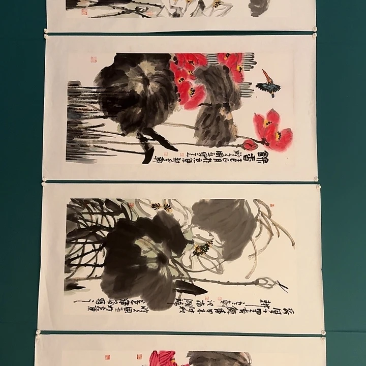 国画单老师作品画作