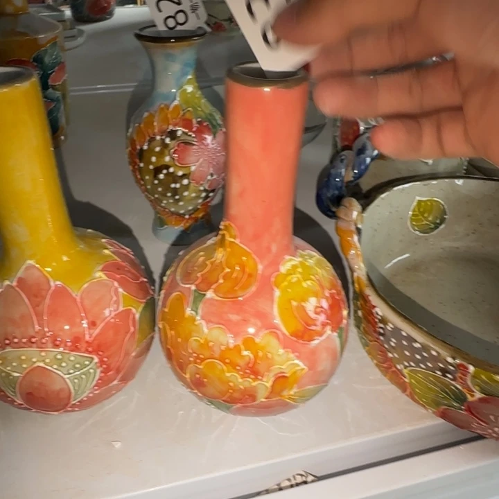 釉下彩手绘（微瑕慎拍）83世*