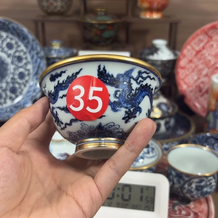 茶***生景德镇手工手绘陶瓷