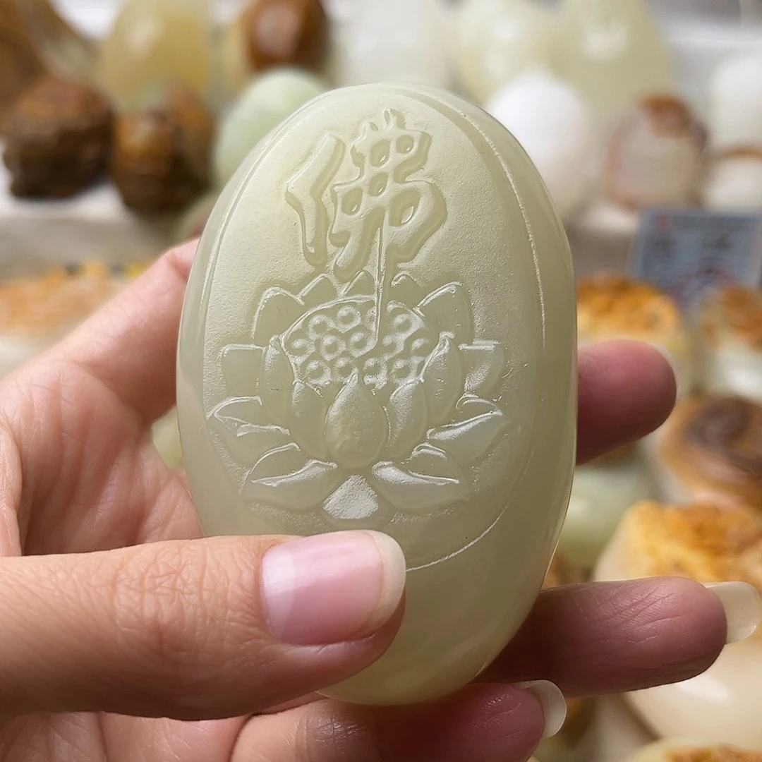 石材古青石不退换佛莲