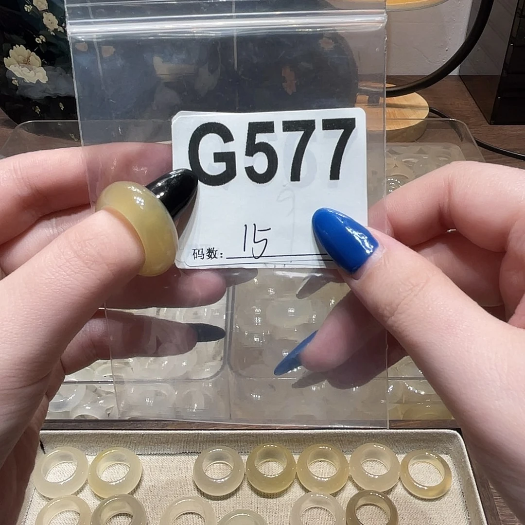 玛瑙/玉髓未镶嵌戒指577