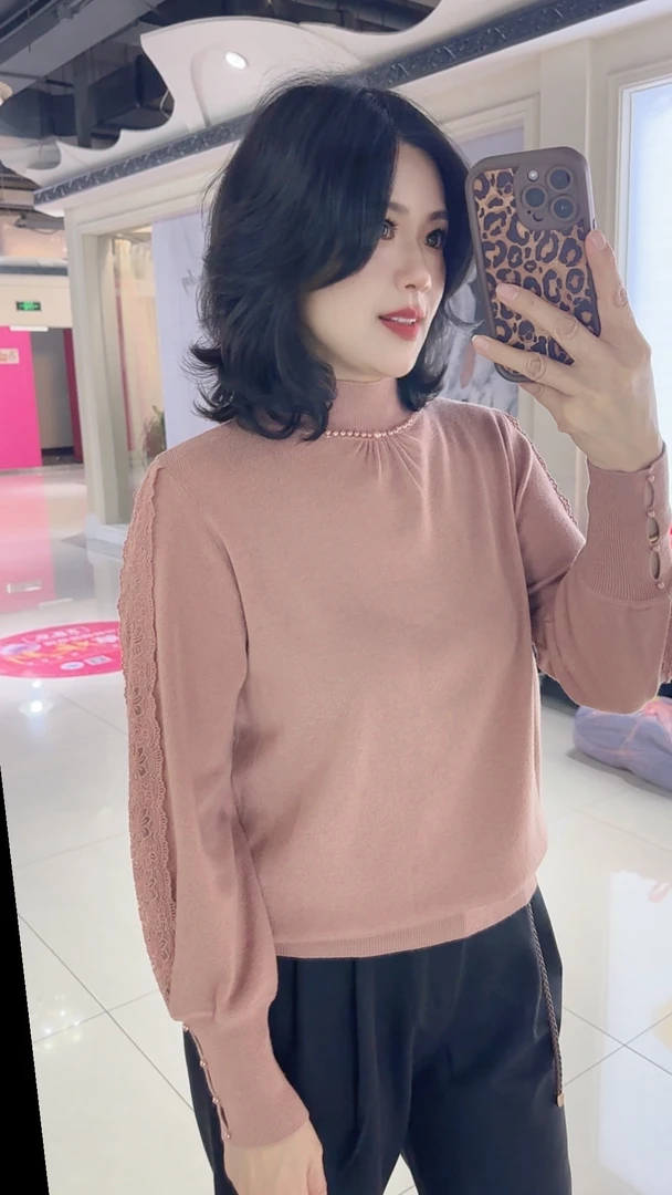 汐恋新款气质毛衫6872