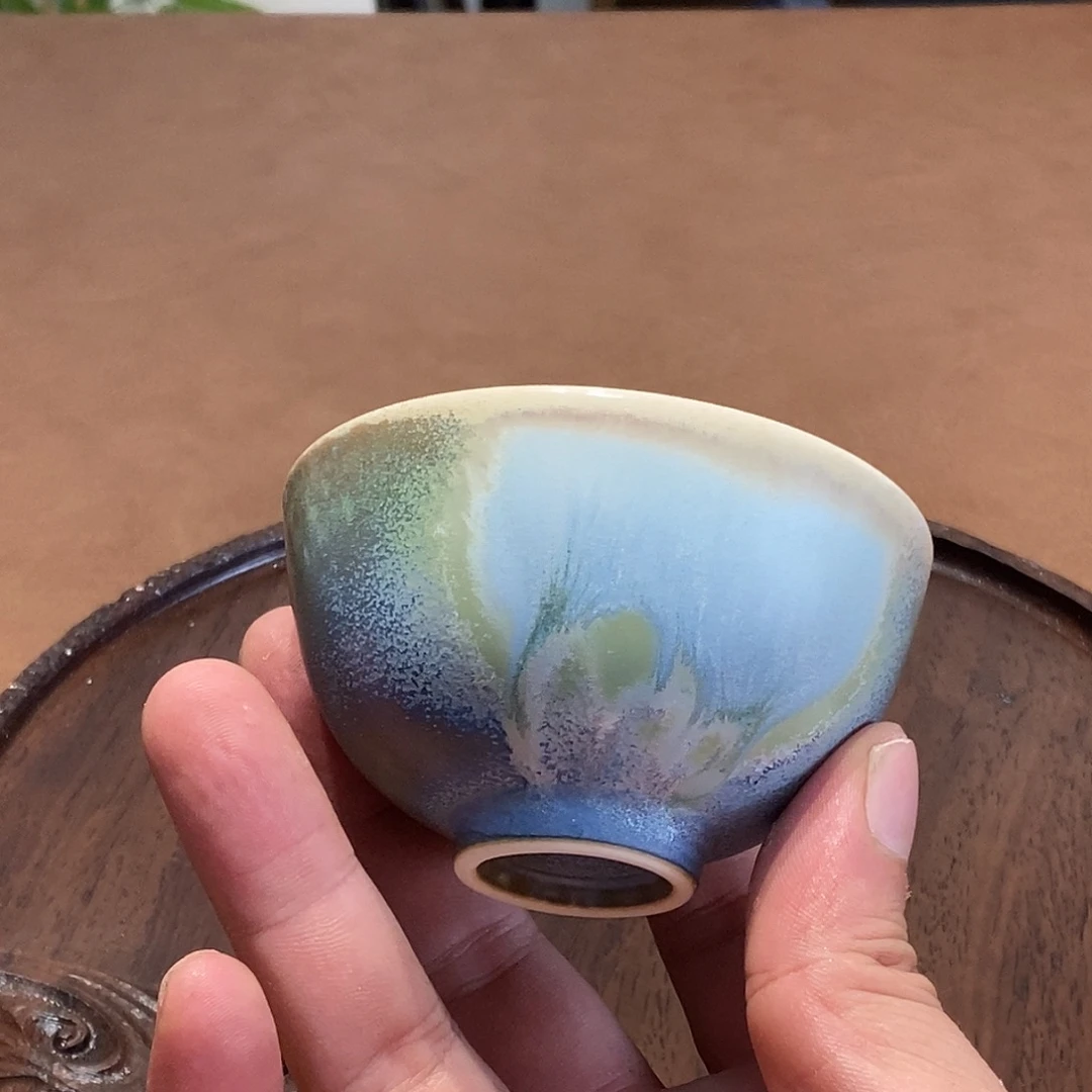 非常漂亮一款手工窑变杯