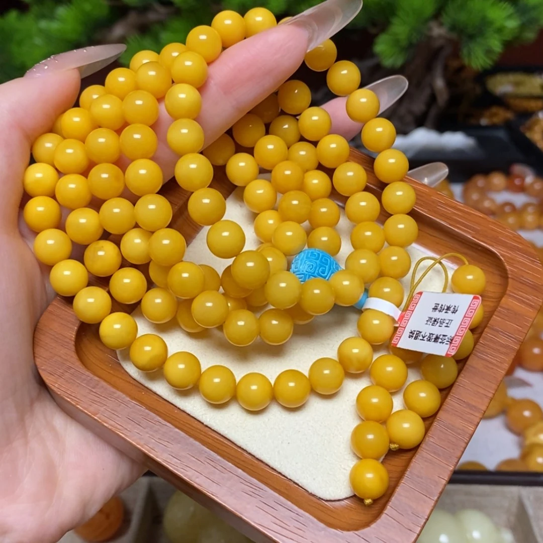 【闪购商品】蜜蜡套链未镶嵌手串